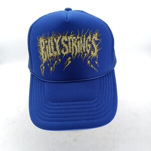 Billy Strings Trucker Hat Royal Blue Yellow Graphic Snapback OTTO #4